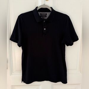 Banana Republic S Luxury Touch Standard Fit Polo Black